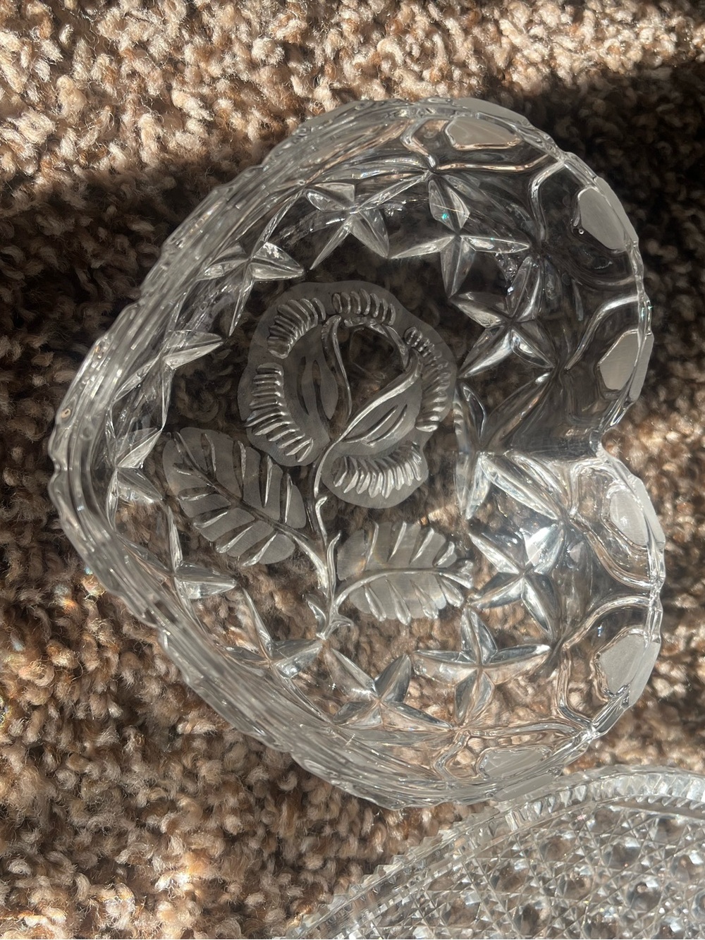 Clear Glass Heart Trinket Dishes - Set of 4 - Picture 3 of 10